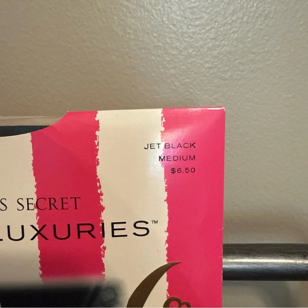 Victoria's Secret Luxuries Jet Black Hosiery